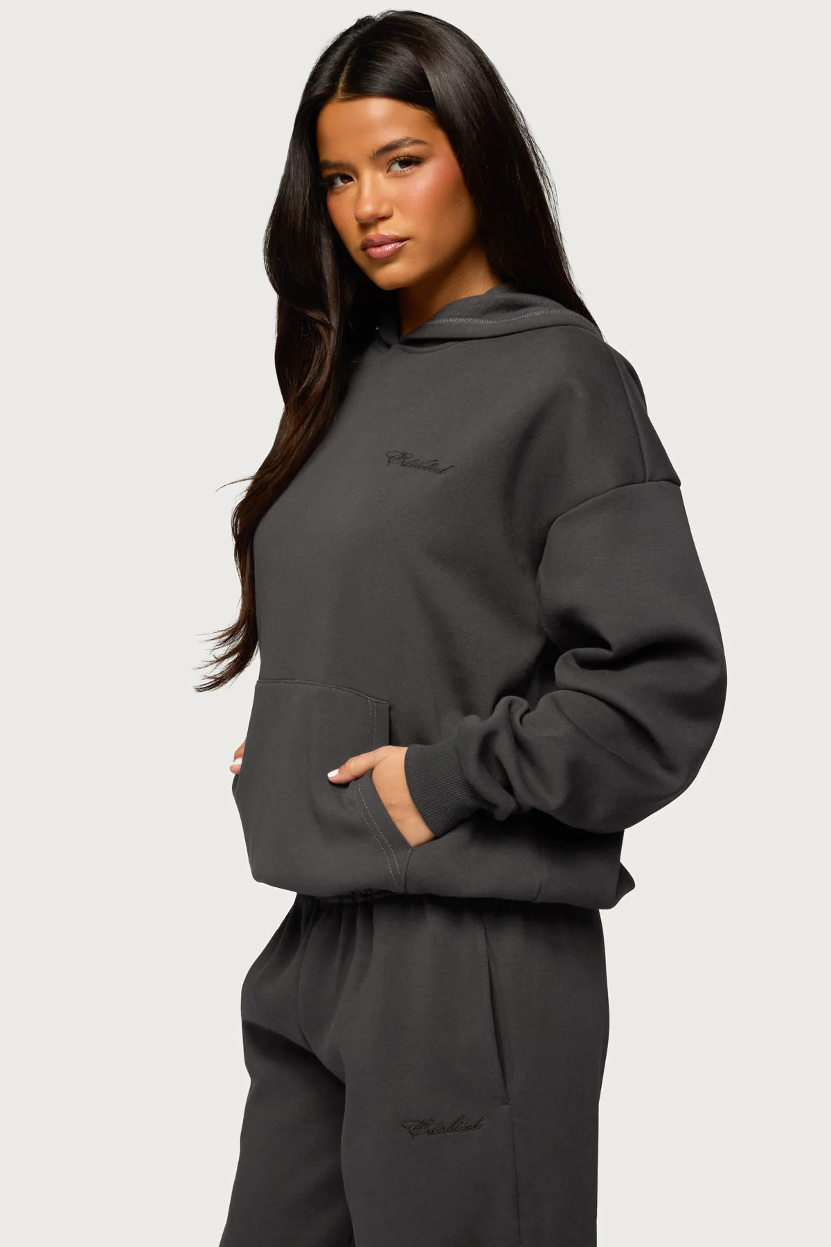 Basic Girl Oversized Edikted Hoodie - Image 3