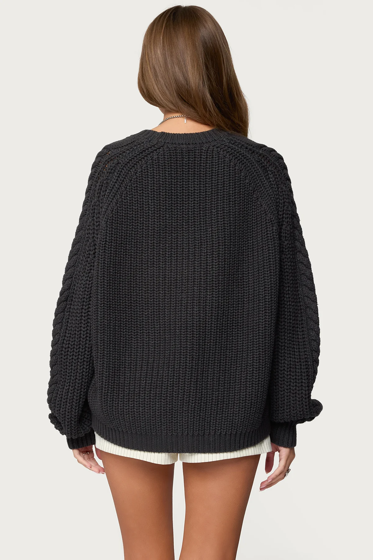 Lira Chunky Cable Knit Sweater - Image 5