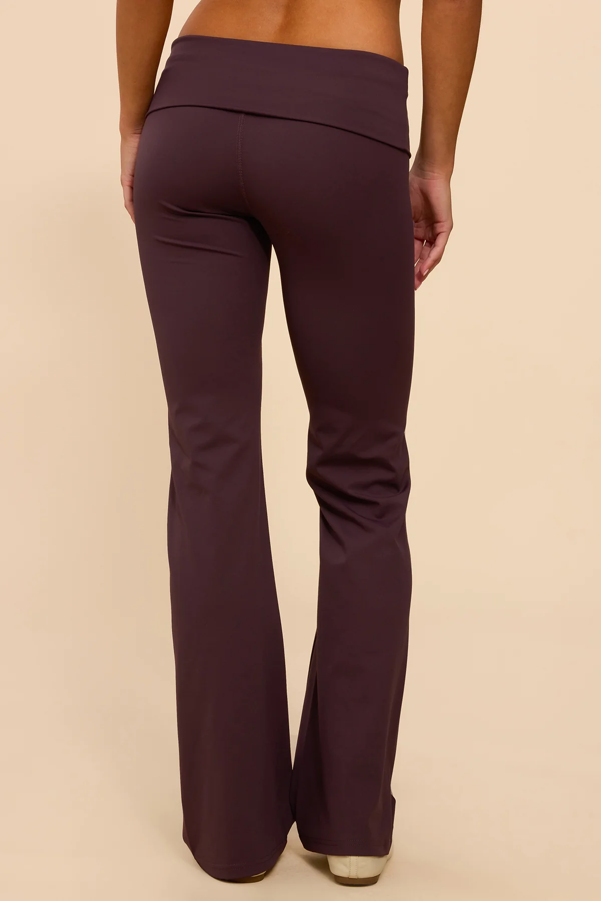 Oriane Foldover Flared Leggings - Image 4
