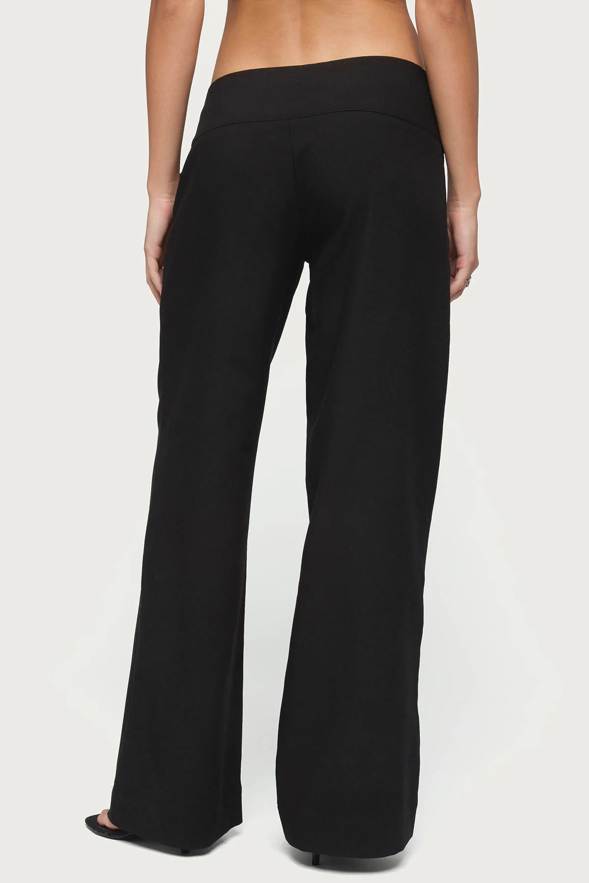 Cerise Buckle Low Rise Baggy Pants - Image 5