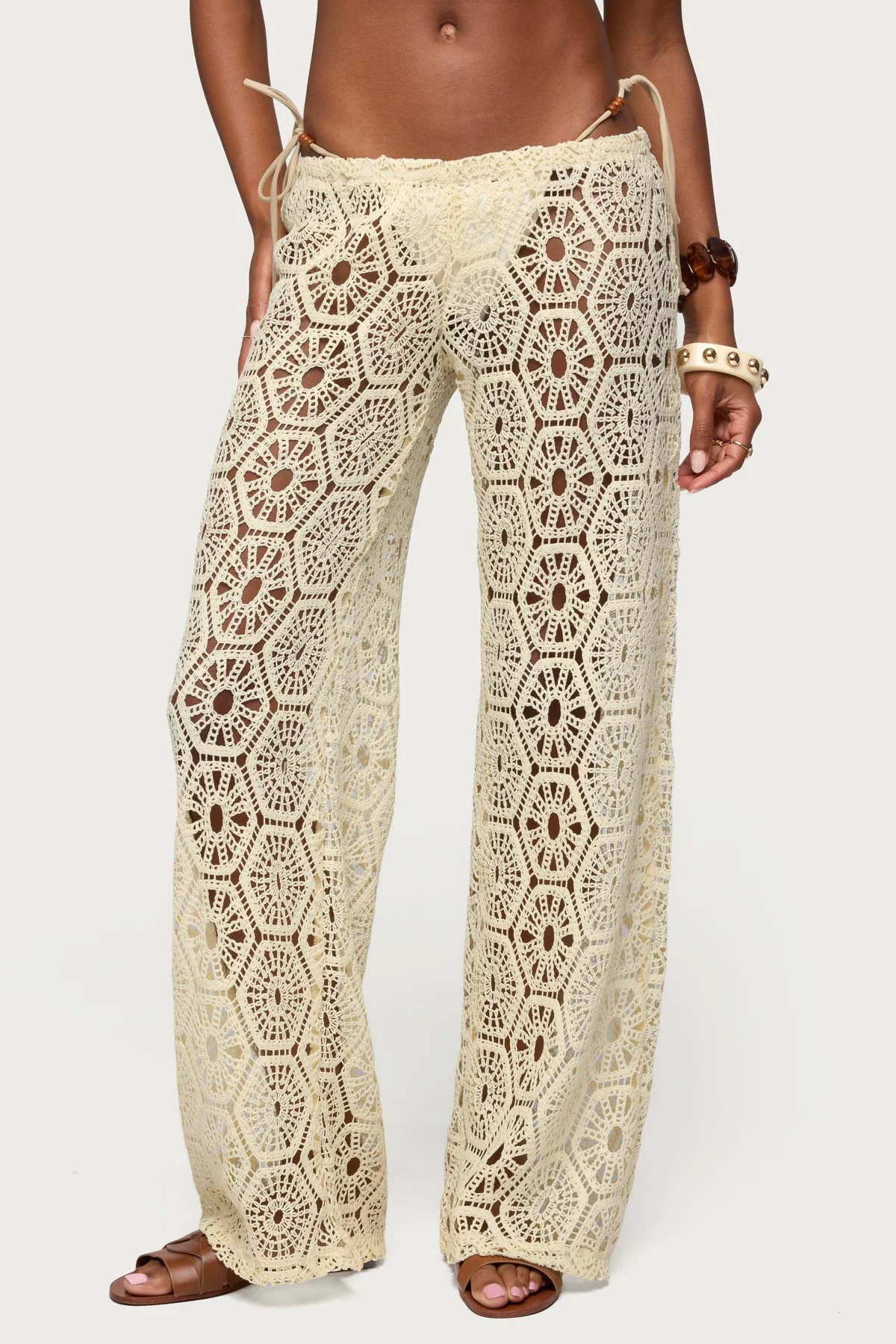 Amrita Baggy Crochet Pants - Image 3