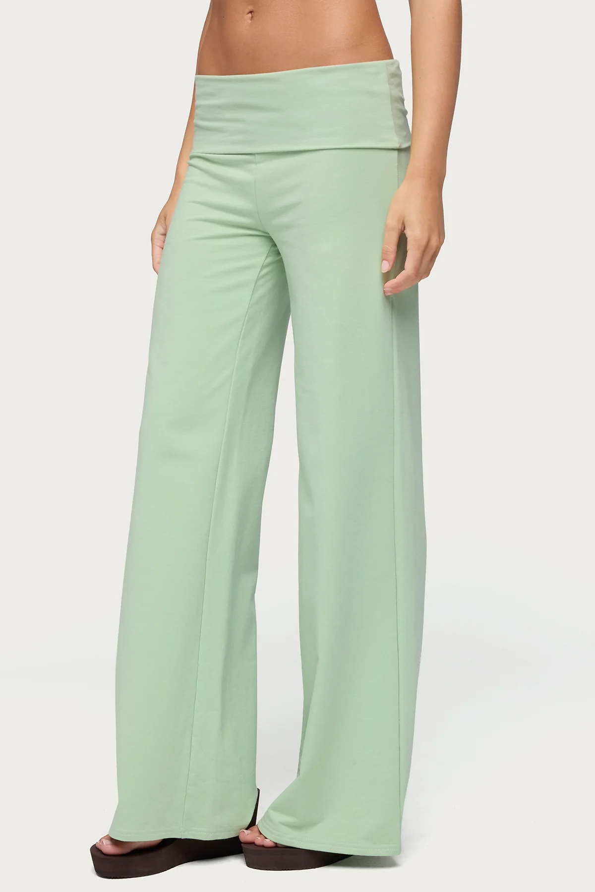 Cammy Wide Leg Foldover Pants - Image 3