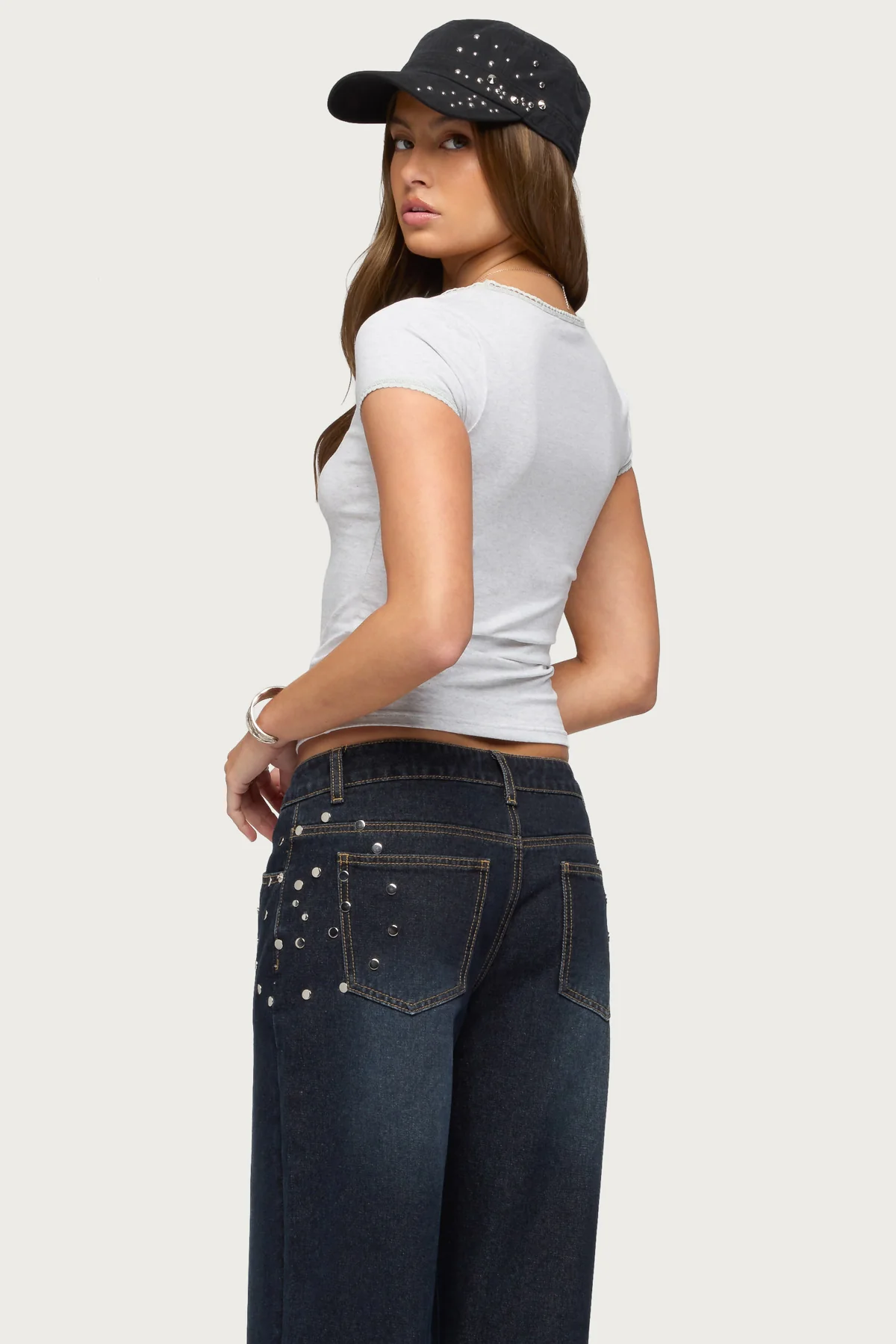 Balor Lace Up V Neck T Shirt - Image 5
